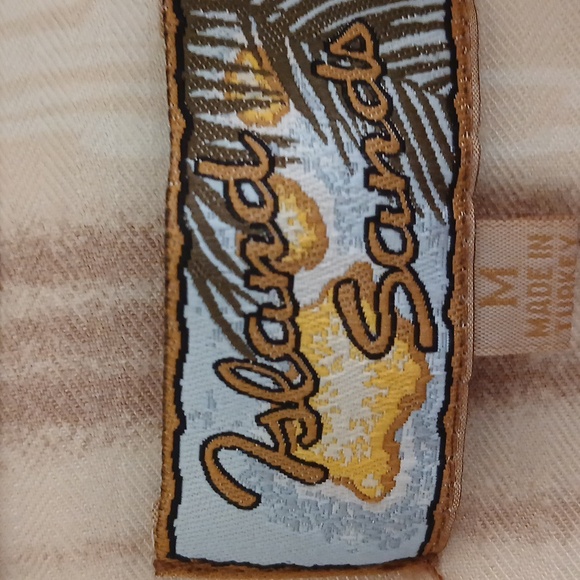 ISLAND SANDS Women's Size Medium Tropical Blouse - Picture 7 of 8